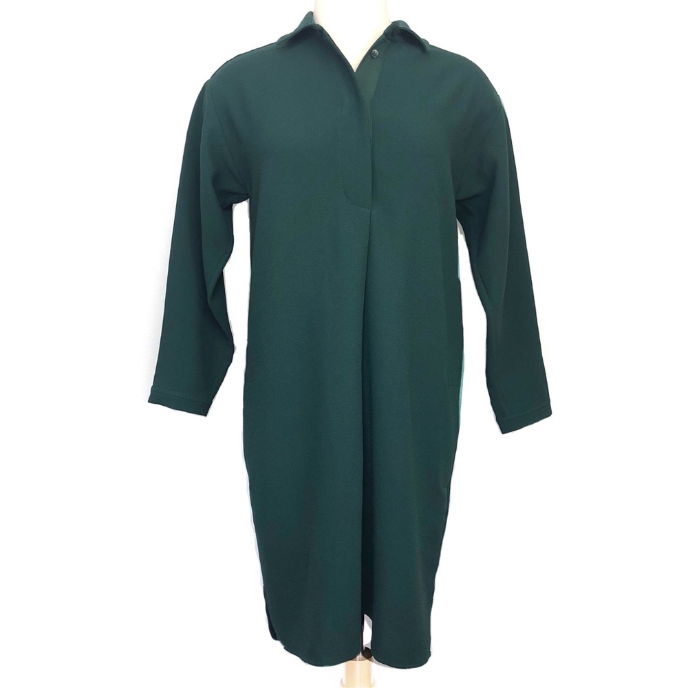 MADEWELL Green Moviehouse Shirtdress